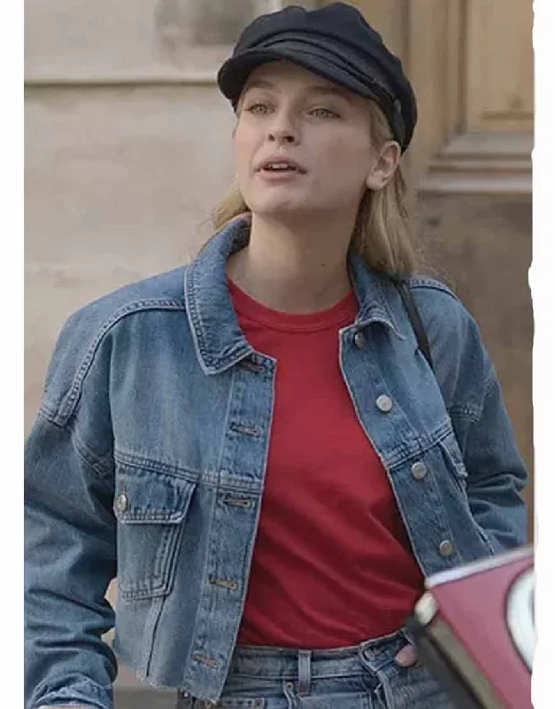 Emily In Paris Camille Razat Denim Jacket