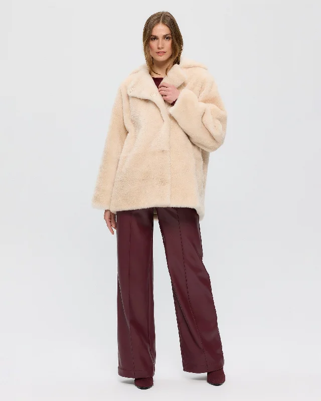 SHEARED CASHMERE GOAT JACKET