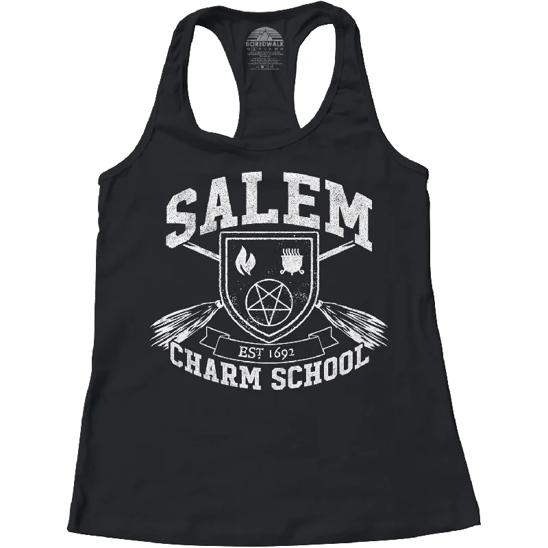 Women's Salem Charm School Racerback Tank Top